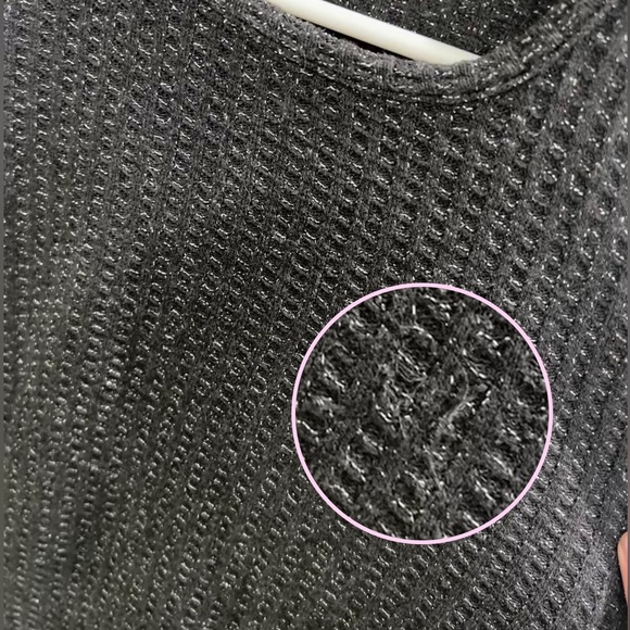 Chaser Sparkle Cold Shoulder Top- Junior XS - Picture 4 of 4